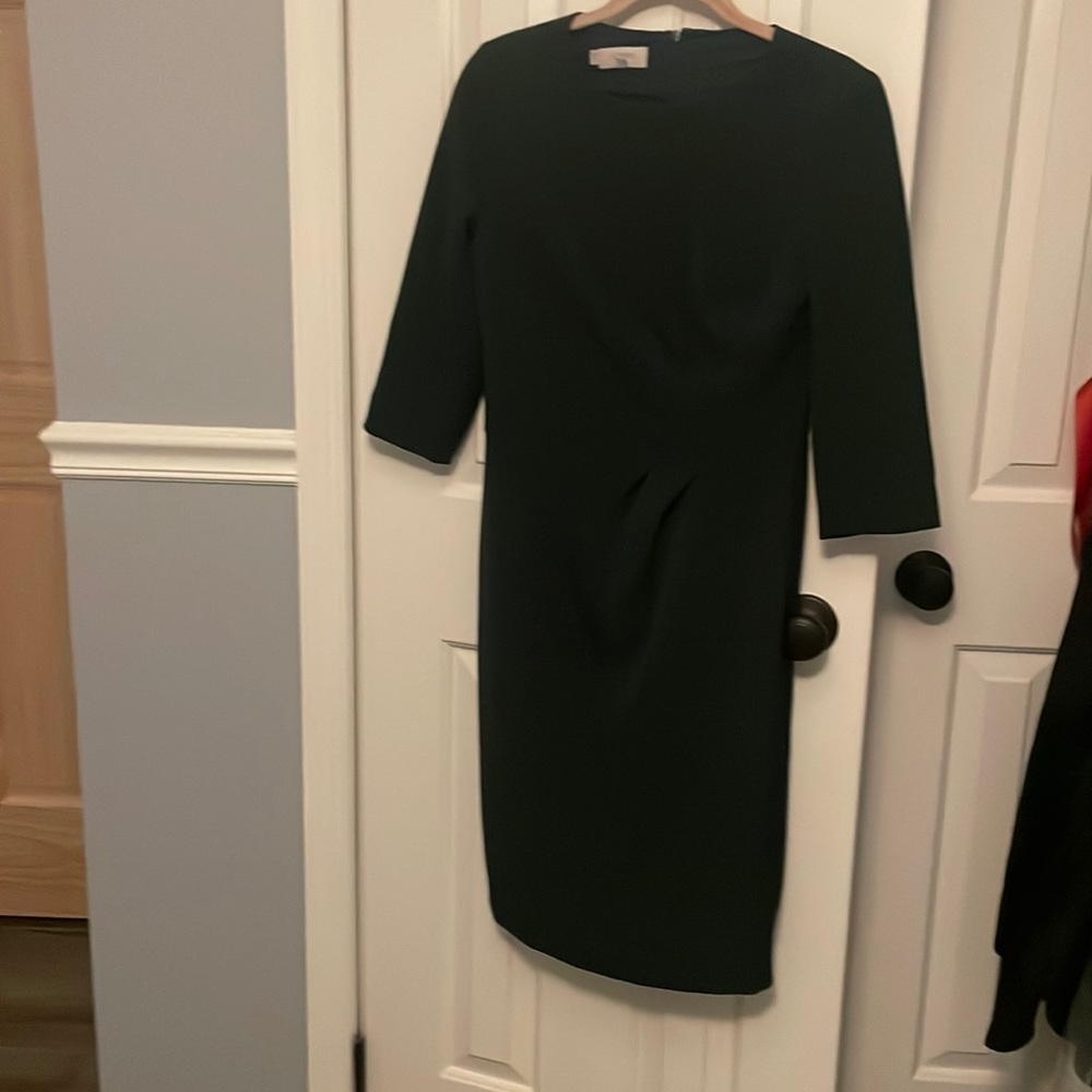 Hunter Green Hobbs London 3/4 sleeve dress
